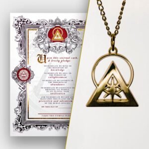 NEW INITIATE PACKAGE: GOLD ILLUMINATI TALISMAN & ETERNAL OATH